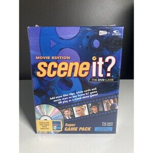 Movie Edition Scene It? The DVD Game • Super Game Pack • NEW Sealed in Package